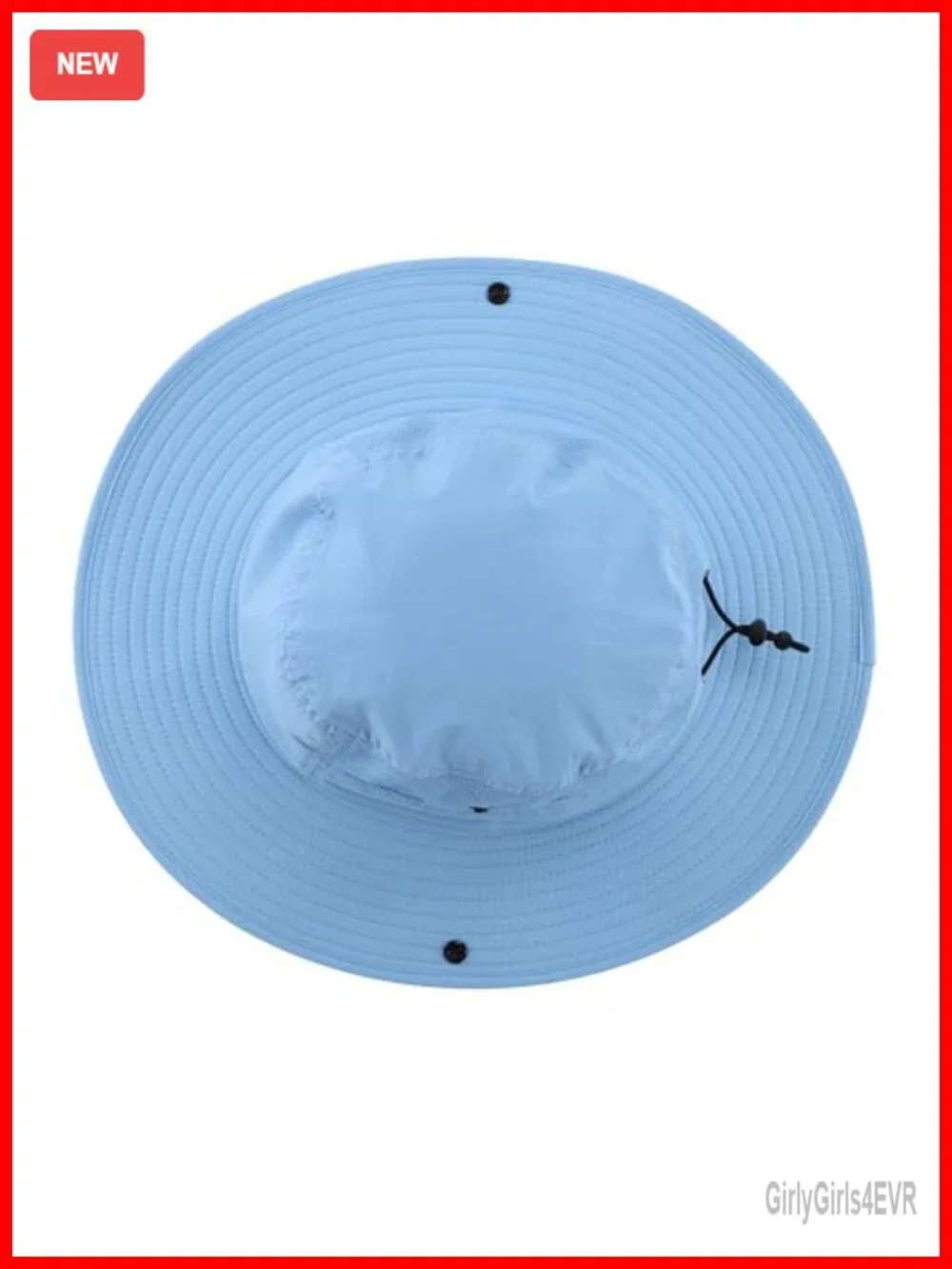 UPF50+ Wide Brim Sun Hat with Adjustable Chin Strap for Fishing Hiking